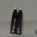 posca uni PC-7M Water-Based Paint Markers, Broad Tip (4.5-5.5mm), Black, 2 Count