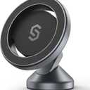 SYNCWIRE for MagSafe Car Mount - 360 Rotation Magnetic Phone Holder for Car Dashboard, Strong Magnets Car Phone Holder Mount Compatible iPhone 16 Pro Max 15 14 13 12,Samsung - MagSafe Car Accessories (Space Gray)