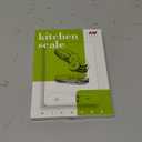 Mik-Nana Food Scale, 10kg/22lb Digital Kitchen Scale Weight Grams and Ounces for Baking Cooking Coffee Package Postage, 6 Units with Tare Function, LCD Display, Easy Clean Stainless Steel