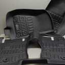 YHTAUTO Floor Mats Compatible with Chevrolet Suburban 2015-2020 GMC Yukon XL with Bucket Seats, TPE All Weather Car Mats Waterproof Anti-Slip Odorless Floor Liner 2nd & 3rd Row Liner