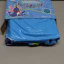 3 Rings Kiddie Pool for Toddler, 48X12Kids Swimming Pool, Inflatable Baby Ball Pit Pool, Small Infant Pool (Blue)