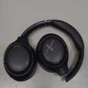 Riwbox Hybrid Active Noise Cancelling Headphones, Wireless Bluetooth Headset Over Ear, 60H Playtime, High-Fidelity, Foldable, Comfort&Immersion for Work/Commuting (Black)