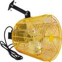 Greenhouse Circulation Fan Air Circulation Fan 1/80 HP 115V Ceiling Wall Mount Fan High Speed Circulation Fan for Greenhouse, Warehouse, Patio, Garage 450CFM, ETL Listed (8 Inch, Golden)