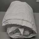 Amazon Basics Reversible Lightweight Microfiber All Season Comforter Blanket, Twin/Twin XL, White