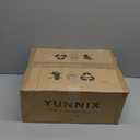 Yunnix 6-Light Champagne Bronze Chandelier, Champagne Chandelier with Linen Shades, No Assembly Required 25" Modern Dining Room Light Fixture for Living Room Kitchen Bedroom Foyer UL Certified