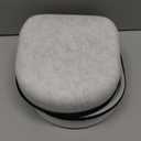 sarlar Hard Carrying Case for Meta/Oculus Quest 2 VR Headset, Touch Controller, Original Fabric Head Strap, Precise Slots, Odor Felt with Lens Protector Cover, Portable Protection for Travel (Gray)