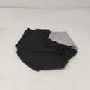 UMMISS Womens Underwear,Cotton High Waist Underwear for Women Full Coverage Soft Comfortable Briefs Panty Multipack (Medium, Black-grey-total 5 Pack)