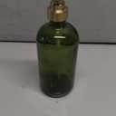 Darware Green Glass Soap Dispensers (2-Pack, Gold Metal Pumps, 16-Ounce); Decorative Pump Bottles for Kitchen and Bathroom