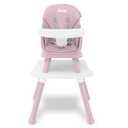 Jeep Milestone 6-in-1 Convertible High Chair by Delta Children, Light Pink
