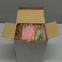 Lullaby 150PCS Gold Plastic Silverware - Disposable Flatware with Pink Handle, Includes 50 Knives, 50 Forks, 50 Spoons, Utensils Plastic disposable for Wedding, Party and Mother's Day