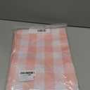 Checkered Tablecloth Rectangle Gingham Table Cloths Waterproof Wrinkle Free Buffalo Plaid Table Covers Washable for Dining, Parties & Outdoor Picnic(Pink,52"70")