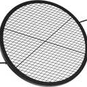 onlyfire X-Marks Fire Pit Grill Cooking Grate, Outdoor Campfire BBQ Grill, Round BBQ Grate Equipment - 24 Inch