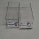 iDesign Soda Can Organizer with Lid for Pantry or Refrigerator - Set of 2 - Clear - Made in USA