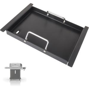 Half Griddle for Ninja FlexFlame Grill Parts, Carbon Steel Griddle Insert for Ninja FlexFlame PG300 Grill Accessories, Compatible with ninja Flex Flame Griddle Plate Part XSKHLFGRIDLE (17" x 12.4" x 1.7")