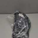 Paxiland Clear Backpack Stadium Approved 12126 with Reinforced and Wider Shoulder Straps, Small Clear Bag for Schools, Concerts, Work, Festivals and Sporting Events - Black