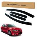 LETINGFAR Window Visors Rain Guards for Mazda 3 Hatchback 2010 2011 2012 2013 Accessories, Wind Deflectors Vent Shades for Mazda 3 Hatchback