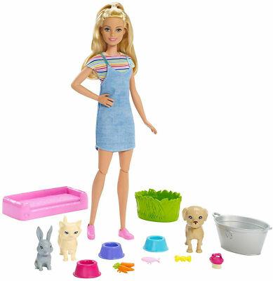 Barbie® Play ‘n' Wash Pets™ Doll and Playset