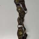 Women's Western Belt - Genuine Leather Adjustable Brown Cowgirl Belt Outfits with Chunky Buckle, Country Style for Jeans & Rodeo Outfits Fits Waist Sizes 28"- 34"