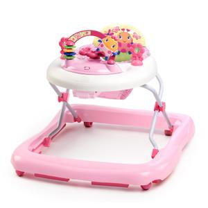 Bright Starts JuneBerry Walk-A-Bout Baby Walker and Entertainer, Removeable Floor Toy, with Easy Fold Frame for Storage, Ages 6 Months + (Juneberry Delight)
