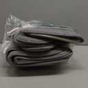 Timgle 6 Pcs Toilet Rugs U Shaped 16'' x 20'' Memory Foam Toilet Mats Bath Rug Non Slip Washable Grey Thick Absorbent Soft Bathroom Rugs Set Disposable Potty Training Mats Carpet for Bathroom(Grey)