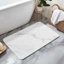 HBlife 23.5" X 15" Quick Drying Stone Bath Mat for Bathroom, Diatomaceous Earth Stone Drying Mat for Kitchen Counter