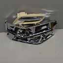 For Cadillac CTS Fog Light Cover 2008-2015 Driver and Passenger Side Pair/ Set | Chrome | w/ HID Headlights | DOT/ SAE Compliance | GM1038112 + GM1039112 | 15904574 + 15904575