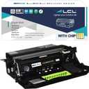 LCL Compatible Drum Unit Replacement for Dell B5460 B5465 B5460dn B5465dnf 9PN5P WX76W Imaging Drum Unit S5830dn S5830 B5460 B5465 B5460dn B5465dnf Printer (Black 1-Pack )