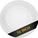 Rotaglass 16" Microwave Glass Turntable Plate, 16" / 40.6cm Microwave Tray Replacement Glass Plate, Glass Tray Replacement for LG, GE, Magic Chef, Hotpoint, Panasonic, Kenmore, etc.