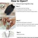 Acrylic Clutch Purse for Women Irregular Shell Evening Handbag for Wedding Party