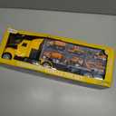 NIPLOOOW Construction Trucks Toy Set with Play Mat, Carrier Truck Play Vehicles Set for 3 4 5 6 Years Old Boys Kids, Die-Cast Car Toy for Toddlers 3-4 Years, Birthday Gifts Toys for 3-9 Year Old Boys