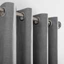 Sun Zero Columbia Thermal Insulated 100% Blackout Grommet Curtain Single Panel, 50" x 95", Gray (Grey)