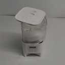 WOPET Automatic Cat Feeder, 4L Automatic Dog Feeder with 180-Day Battery Life, Programmable Cat Food Dispenser with Stainless Steel Bowl1-6 Meals Per Day (White)