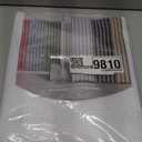 AmazerBath 78 Inch Shower Curtain Fabric, Waffle Shower Curtain 72x78 Inches, Long Shower Curtain White Heavy Duty Hotel Quality Bathroom Shower Curtains