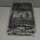 OPNICE Desk Organizer and Accessories, 2-Tier Computer Monitor Stand Riser with Drawer and 2 Pen Holders, Laptop Stand, Office Desk Accessories for Office Supplies, Black (Black 1-Pack)