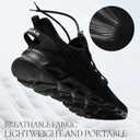 Sneakers for Men Running Casual Lightweight Tennis Shoes Walking Athletic Gym Workout Shoes Summer (11, Black)