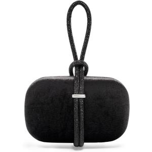 CARIEDO Women's Rhinestones Evening Handbag Crystal Clutch Bridal Purse for Wedding Prom Night Out Party (8700-black)