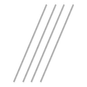 uxcell 5mm x 450mm 304 Stainless Steel Solid Round Rod for Drift Punches DIY Craft Model Plane Model Ship Model Cars - 4pcs