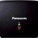 Panasonic KX-TGA407B Range Extender for DECT 6.0 Plus Cordless Phone Systems Landline Telephone (Black)