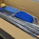 Swing Stand Frame with Sensory Pod Swings and Chair, Sensory Swing Set, X-Shaped Swing Frame, Heavy-Duty Metal Hammock Chair Stand for Adults Indoor and Outdoor 330LBS(Blue)