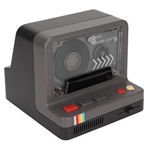 Amazon.com: VBESTLIFE Portable Bluetooth Cassette Player, Stereo Tape Retro Speaker With Dual Magnetic Speakers, 5 Light Modes, Support Memory Card, Cable Playback for Entertainment (Black) : Electronics