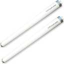 (2 Pack) 18 inch F15T12/Soft White K&B Fluorescent Tube, T12 15Watt Warm White 3000K Replacement for Kitchen & Bath Light Bulb,G13 Bi-pin Base