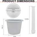 SP1070 Pool Skimmer Basket for Hayward Inground Pool, with Tower and Handle