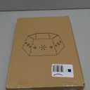 Blissun Metal Christmas Tree Ring with Printed Snowflake, Willow Tree Skirt Base Stand (Gold)