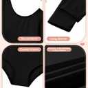 Century Star Long Sleeve Leotards for Girls 2-14 Years - Ballet Dance Leotards Toddler Girl Gymnastics Ballerina Kids Outfits (Black, L)