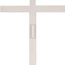 Memorial Crosses for Roadside, Graves, Cemetery, Garden, Gravesite, Funeral, Temporary Grave Marker for Dad, Mom, Grandpa, Men, Women, Sympathy Bereavement Gift, Headstone Replacement (Medium 22"X12")
