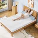 Twin Mattress for Adult Teenager Single, 5 in Cooling Memory Foam Mattress in a Box for Bunk Bed Trundle Bed Pressure Relief, Removable Washable Cover, Medium Firm, CertiPUR-US Certified