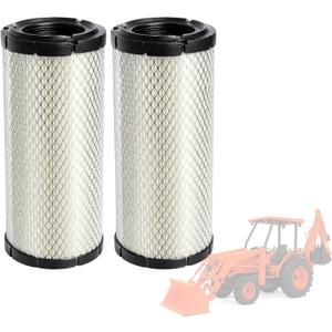 P822768 Air Filter (2 Pack) Compatible with Donaldsonn Baldwinn RS3988 P772579 Fletguardd AF25436 Luberfinerr LAF8143 WIXX 46489 FRAMM CA9246 AM129028 Kubota R1401-42280 129062-12560