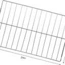Upgraded W10256908 Oven Rack Replacement 24" x 15.7" for Whirlpool Stove Oven Parts Replaces W10138079, W10179196, 3195710 stove shelf Range Wire Rack