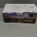 JKEYES 2Pcs Wireless Bottle Lamp 3 Color Stepless Lamp 5000mAh Battery Powered Table Lamp Cordless Table Lamp, Rechargeable LED Desk Lamp for Bedroom, Restaurant & Bar, Gifts(Black)