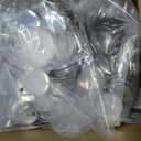 500 Sets Blank Metal Button Making Supplies Badge Parts, 32mm/1.25 inch Round Metal Button Kit for Button Maker Machine, Including Metal Shells Metal Back Cover Clear Film and Paper